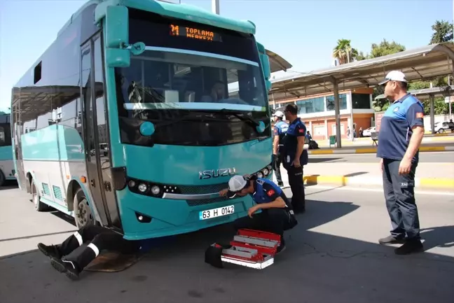 Şanlıurfa'da Halk Otobüslerine Havalı Korna Denetimi