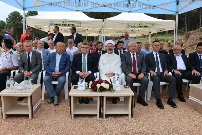 Diyanet İşleri Başkanı Ali Erbaş, Sinop Üniversitesi Kampüs Cami temel atma törenine katıldı