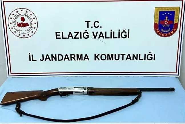 Elazığ'da asayiş uygulamasında 2 ruhsatsız silah ele geçirildi