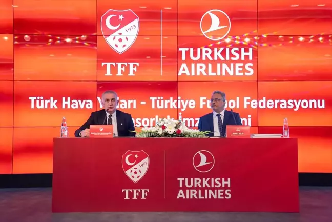 Türk Hava Yolları ve Türkiye Futbol Federasyonu Yeni Sponsorluk Anlaşması İmzaladı