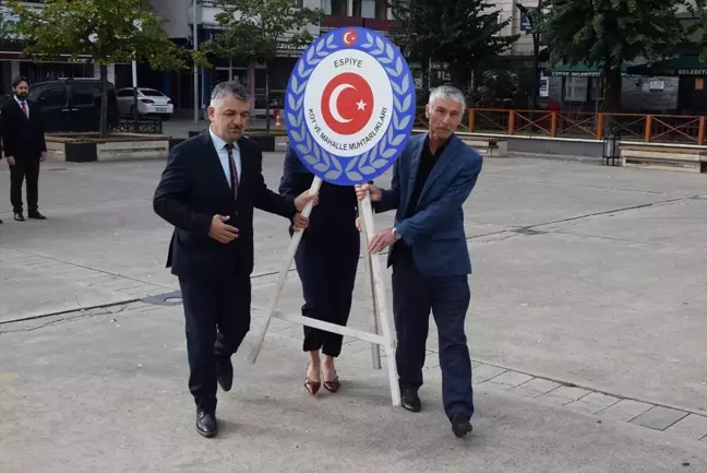 Giresun'da Muhtarlar Günü kutlandı