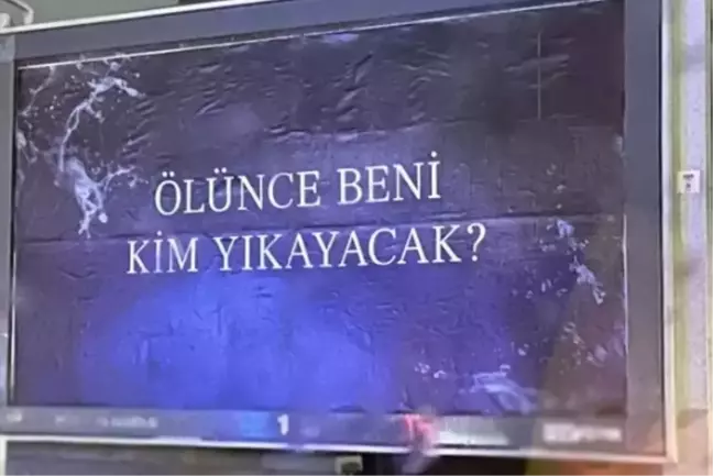 Ölünce beni kim yıkayacak, afişini kim astı?