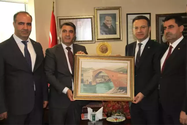 Vali Aksoy'dan Dtb'ye Veda Ziyareti