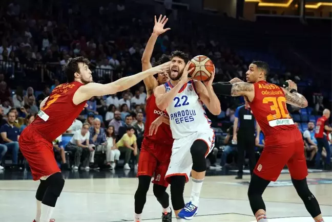 TBL Play- Off Yarı Final: Anadolu Efes: 80 - Galatasaray Doğa Sigorta: 68