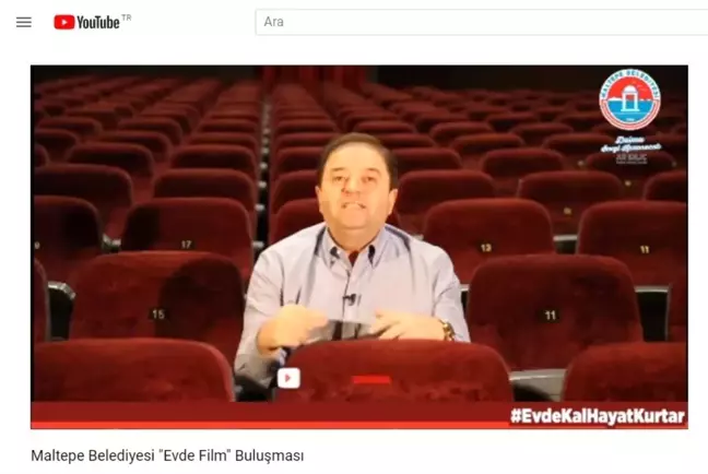 Maltepe'de çocuklar için online film gösterimi