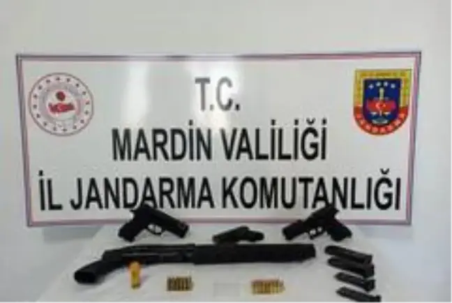 Mardin'de jandarmadan kaçak silah operasyonu