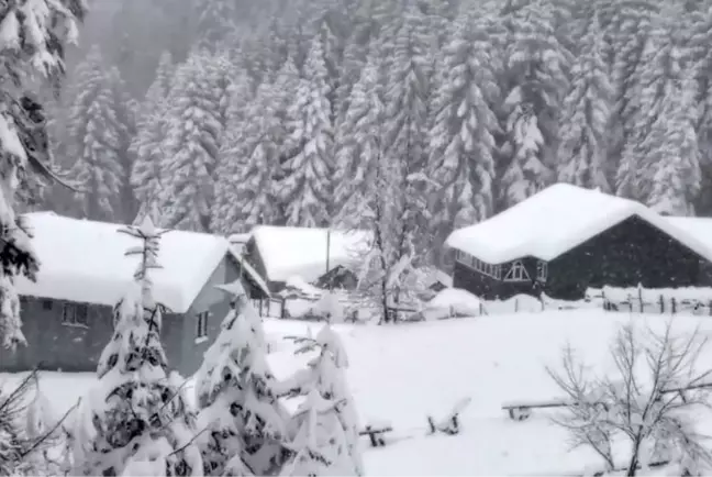 Ne Kars ne de Erzurum! Düzce'de Nisan ayında kar sürprizi, kalınlığı 120 santimetreye ulaştı