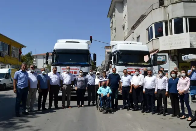 Adıyaman'ın Besni ilçesinden Kastamonu'ya 2 tır yardım