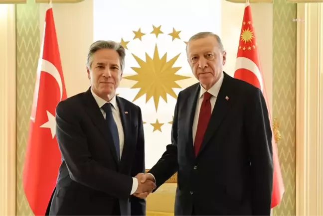 Cumhurbaşkanı Erdoğan, ABD Dışişleri Bakanı Blinken ile görüştü