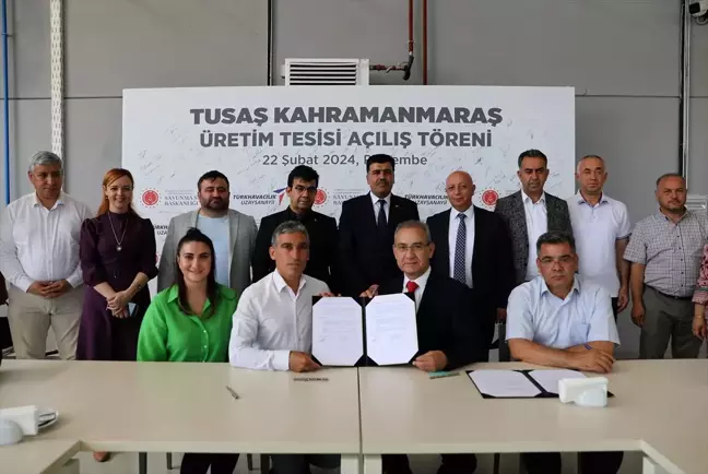 Kahramanmaraş'ta TUSAŞ ile mesleki teknik anadolu liseleri arasında işbirliği protokolü imzalandı