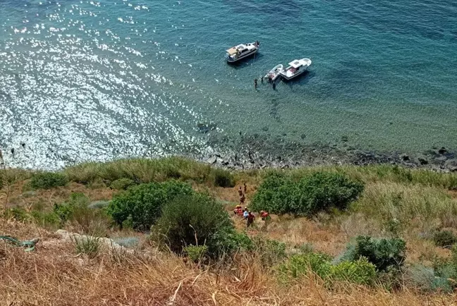 Çanakkale'de Uçurumdan Düşen Kişi Tedavi Altına Alındı