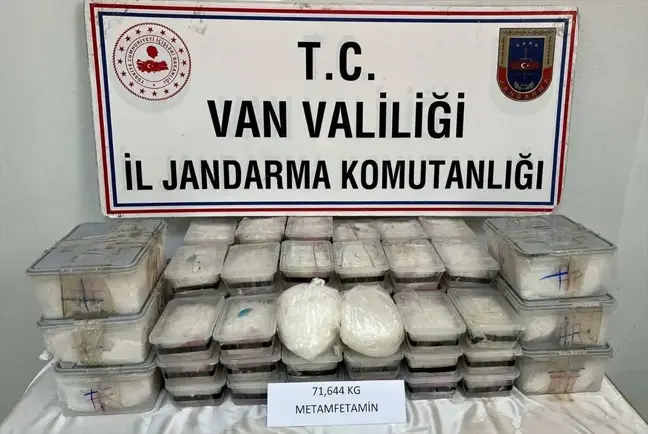 Van'da Uyuşturucu Operasyonları: 71 Kilo Uyuşturucu Ele Geçirildi