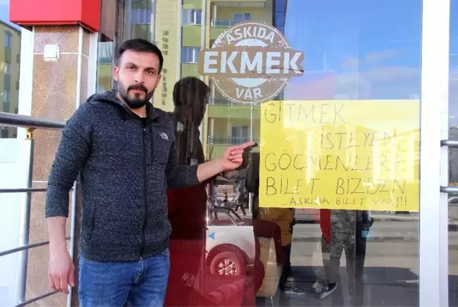 Avrupa'ya gitmek isteyen mülteciler için askıda bilet kampanyası başlattı