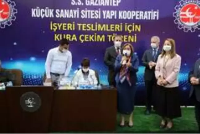 Yapımı tamamlanan 82 iş yeri için kuralar çekildi