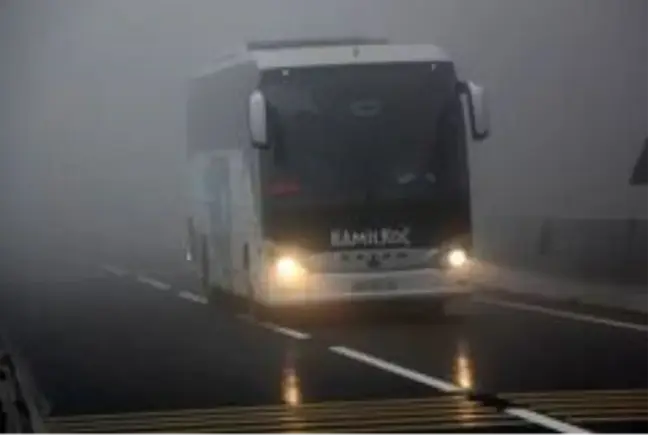 Bolu Dağı'nda yoğun sis etkili oluyor