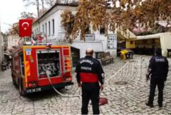 UNESCO Miras Listesi'nde yer alan Safranbolu'da yangın tatbikatı