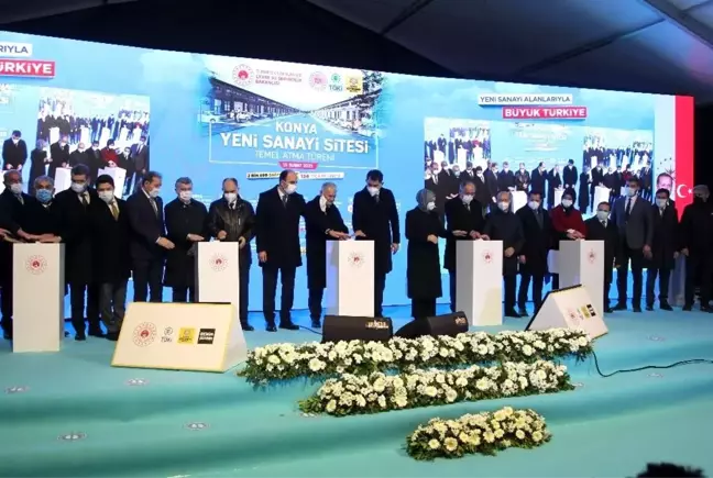 AK Parti İzmir Milletvekili Binali Yıldırım, Konya Yeni Sanayi Temel Atma Törenine katıldı (2)
