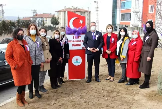Nevşehir'de 8 Mart Dünya Kadınlar Günü parkı açıldı
