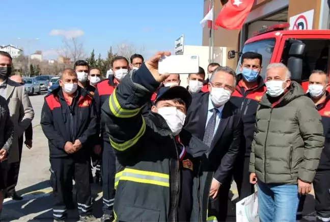 Down sendromlu Ramazan'ın itfaiyeci olma hayali gerçek oldu