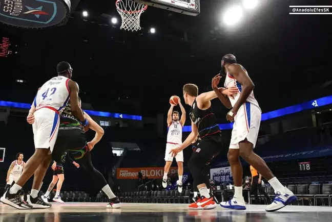 ING Basketbol Süper Ligi: Anadolu Efes: 87 - Aliağa Petkim Spor: 80