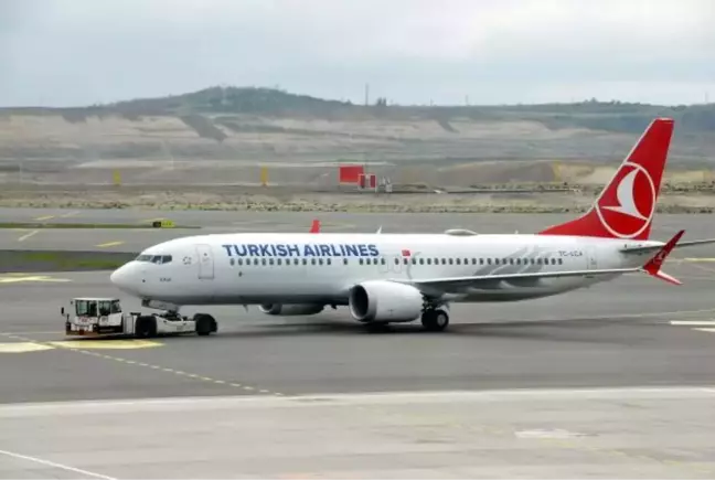 THY'NİN BOEİNG 737-MAX'İ İKİ YIL ARADAN SONRA İLK SEFERİNİ YAPTI