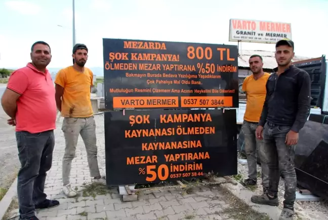 Kaynanası ölmeden mezarını yaptırana yüzde 50 indirim