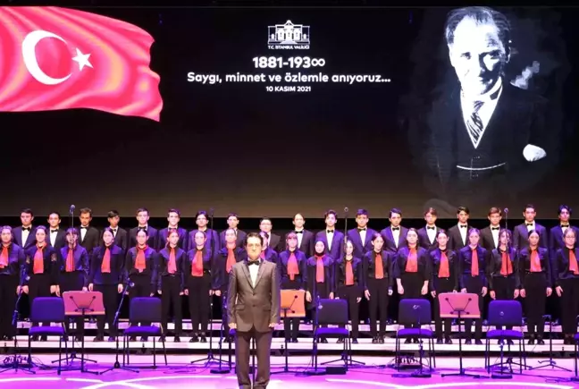 İstanbul Valiliğinden Gazi Mustafa Kemal Atatürk'ü anma töreni