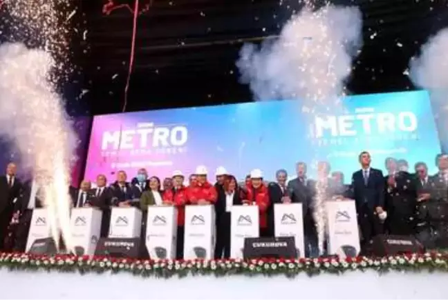 Mersin Metrosu'nun temelini Kılıçdaroğlu ve Akşener attı