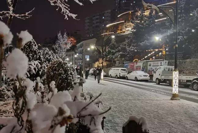 Gümüşhane, kar yağışının ardından panayır alanına döndü...Yollar buz pistine döndü, sürücüler zor anlar yaşadı