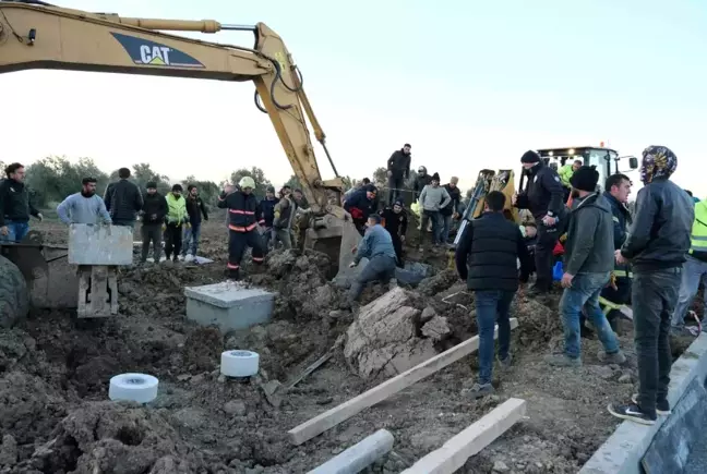 Manisa'da göçük altında kalan işçinin cesedine ulaşıldı