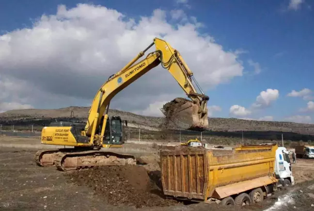 Kilis'in dev projesi Tekstilkent için hafriyat çalışmaları start aldı