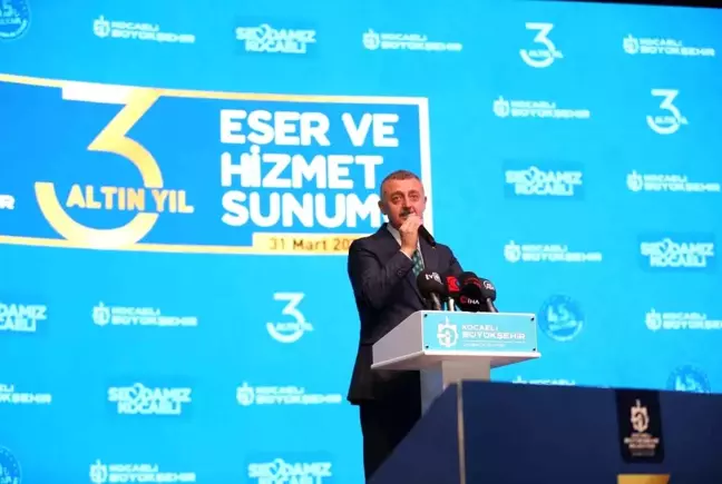 Kocaeli'ye 3 yılda 4,5 milyarlık hizmet