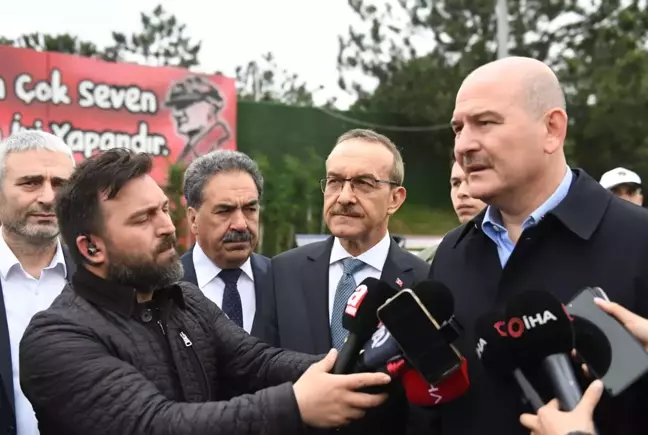 Bakan Soylu, Kocaeli'de bayram trafiği denetimine katıldı (2)