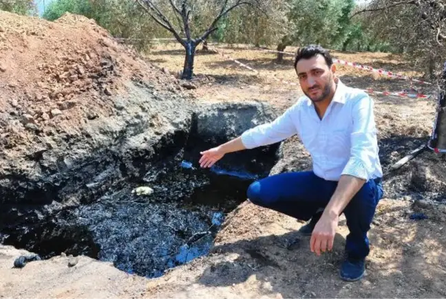 MANİSA'DA SU KUYUSUNDA PETROL BULUNMASI SEVİNÇ YAŞATTI