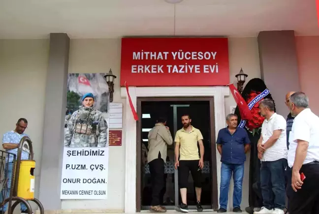 Mardinli aileden şehit damatları için mevlit programı