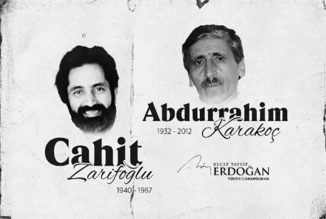 Cumhurbaşkanı Erdoğan, Cahit Zarifoğlu ve Abdurrahim Karakoç'u rahmetle andı