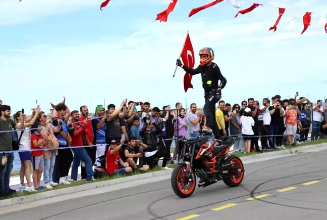 Ordu, motosiklet tutkunlarını ağırladı