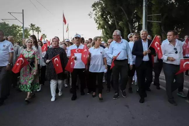 Son dakika haberleri | Antalya 15 Temmuz'da tek yürek olup, şehitlerini andı