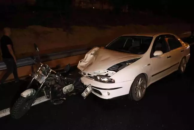 Adana haberi | Adana'da otomobil motosiklete çarptı: 1 ölü 2 yaralı