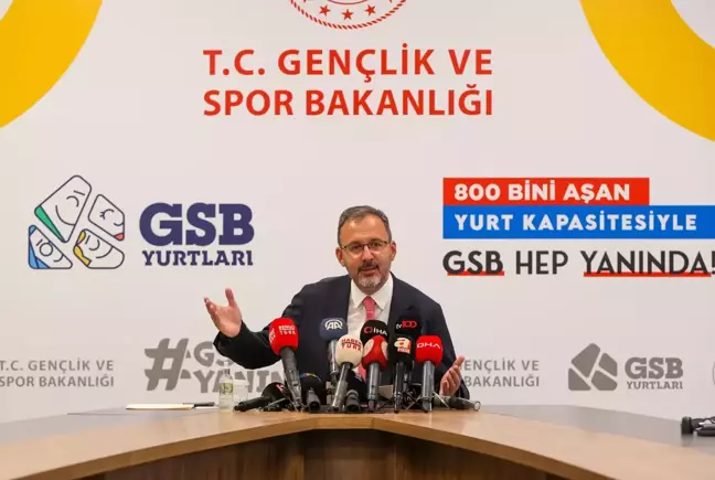 GSB yurtlarına başvuru sayısı 415 bin 305 oldu