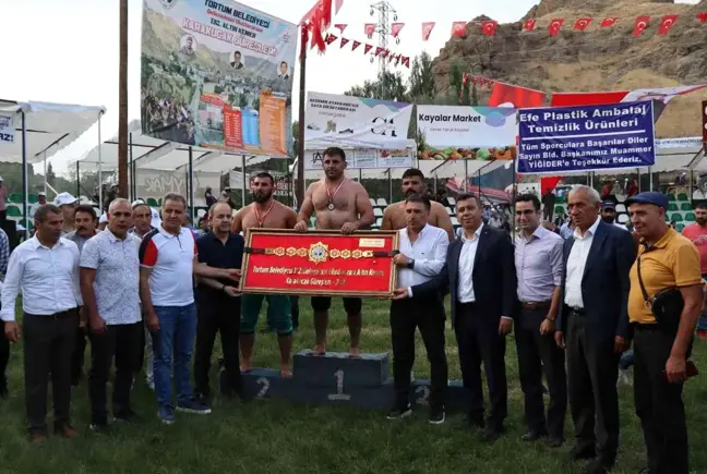 Erzurum haberi: Tortum'da altın kemeri Kenan Gör kazandı