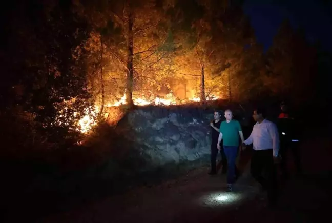 Son dakika haberi! Denizli Büyükşehir, yangını söndürmek için seferber oldu