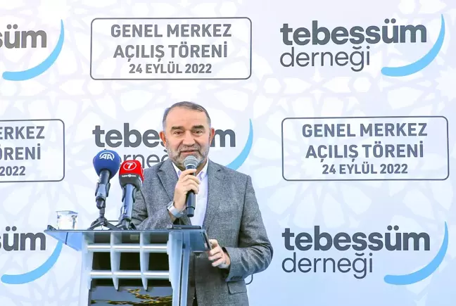 Tebessüm Derneğinin Üsküdar'daki genel merkezinin açılışı yapıldı