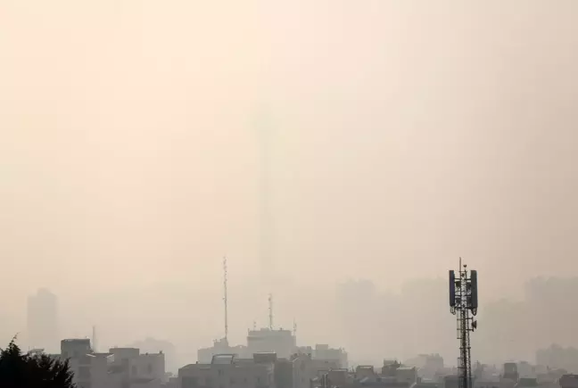 Tahran'da hava kirliliği 