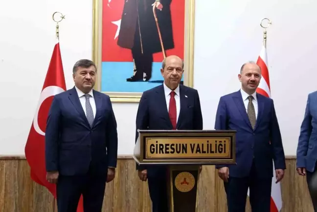 KKTC Cumhurbaşkanı Ersin Tatar Giresun Kalesini Ziyaret Etti