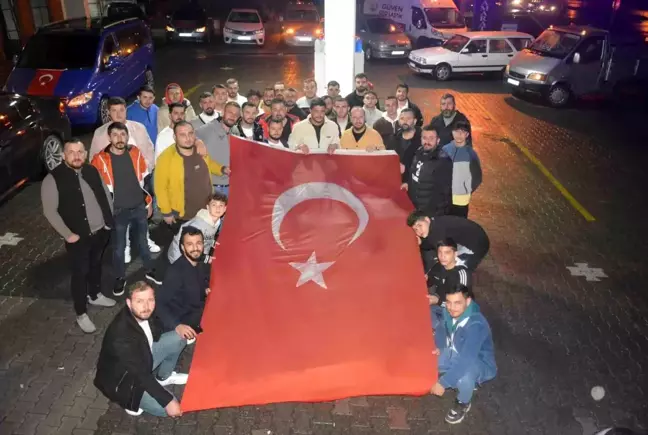 Ordu'da İsrail saldırılarına konvoylu tepki