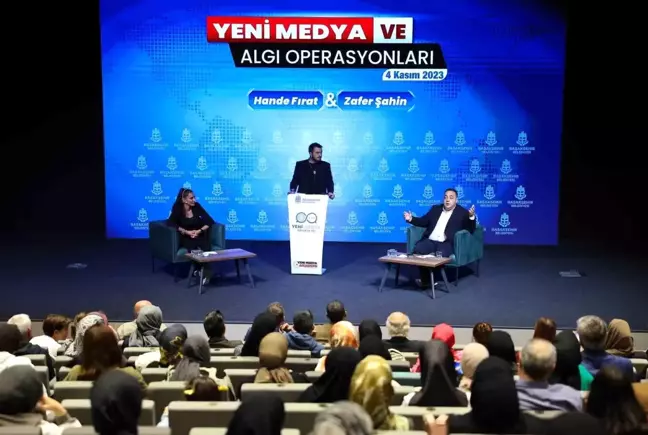 Başakşehir Belediyesi Yeni Medya Söyleşileri'ne Hande Fırat ve Zafer Şahin konuk oldu