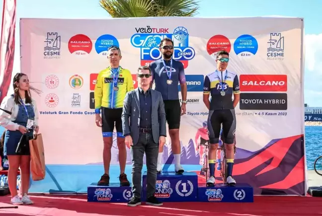 Veloturk Gran Fondo Çeşme by Salcano 2023'te nefes kesen iki parkurun birincileri belli oldu