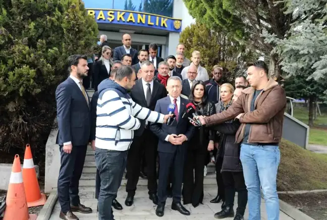 AK Parti milletvekillerinden MKE Ankaragücü'ne ziyaret