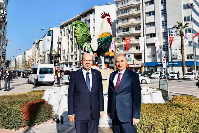 KKTC Cumhurbaşkanı Ersin Tatar, Denizli Büyükşehir Belediye Başkanı Osman Zolan'ı Ziyaret Etti